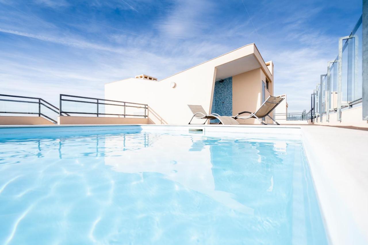 Ferienwohnung Oceanfront: Luxury Spectacular Sea Views And Pool Olhão Exterior foto